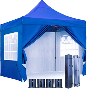 S7.1W GAZEBO ® Pop Up 3x3m Heavy Duty Waterproof Commercial Grade MarketStall - Picture 1 of 32