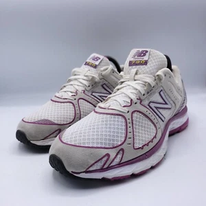New Balance 790 Athletic Lace Up Running Shoe Womens Size 8 W790WP1 White Purple - Picture 1 of 9