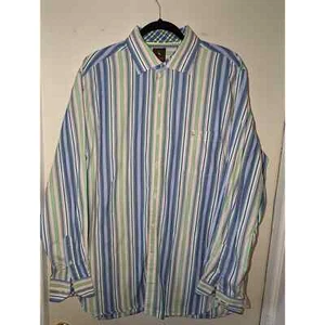 Tailorbyrd Men's 2XL Long Sleeve Button Up Striped Multicolor - Picture 1 of 5