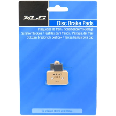 Pastillas de freno de disco XLC sinterizadas para frenos mecánicos Shimano Deore BP-S07-H Foto 1 de 4