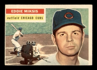 1956 Topps Set Break #285 Eddie Miksis EX *OBGcards* - Image 1 of 2