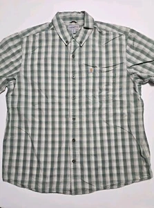 Camisa Carhartt Para Hombres XL Manga Corta Botón Bolsillo Frontal Calce Relajado 104174 MKG - Imagen 1 de 17