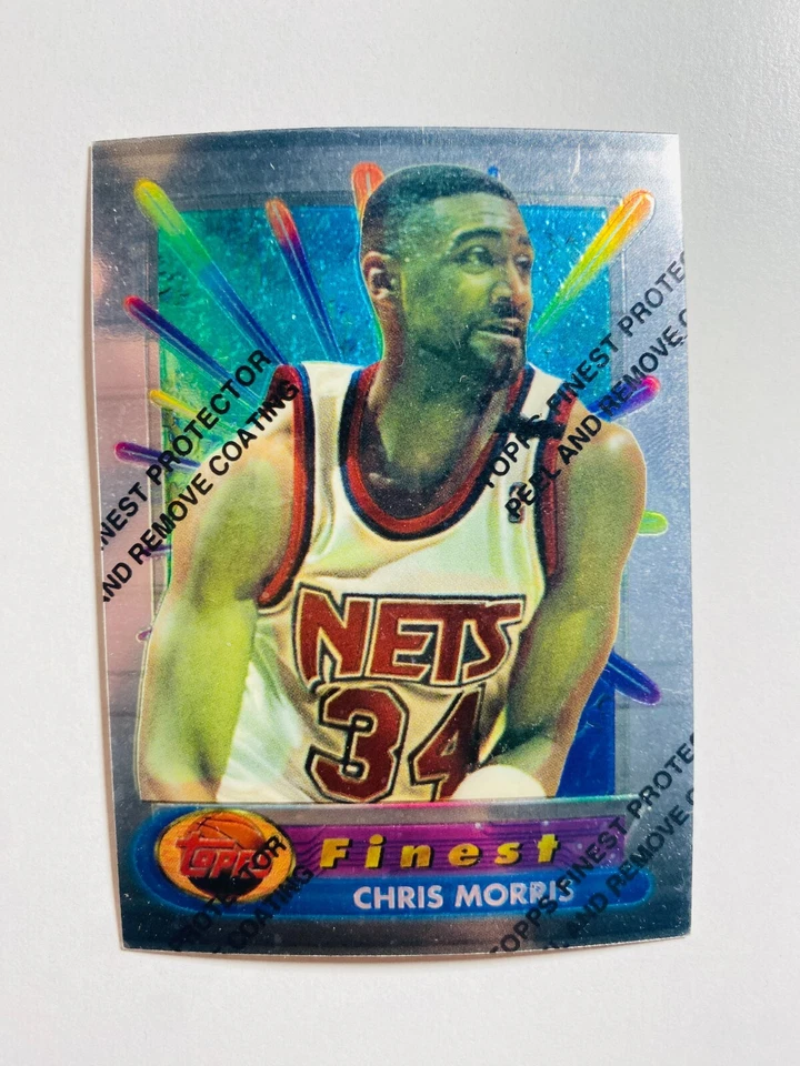 1994 TOPPS FINEST #114 CHRIS MORRIS NM-MT NBA BASKETBALL CARD - Image 1 of 1