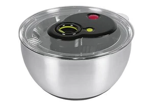 Emsa Salatschleuder Turboline 4,5L Edelstahl Schwarz Turbo-Antrieb - Bild 1 von 2