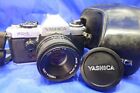 Yashica FX-D Quartz 35mm SLR film camera with DSB 55mm f/2 prime lens RESKINNED