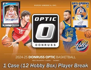 Jonas Valanciunas WAS 2024/25 Panini OPTIC HOBBY 1 Case (12 Box) Player Break #1 - Picture 1 of 5