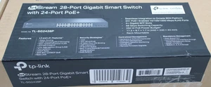 Conmutador inteligente Gigabit de 28 puertos TP-Link JetStream con PoE+ de 24 puertos TL-SG2428P - Imagen 1 de 10