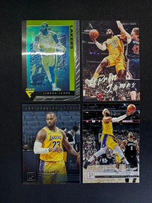 (4) Lebron James Flux Luminance #162 Chronicles Panini #118 Lakers - Image 1 of 2