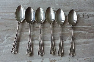 6x Vintage London Hallmark Golf Club Handles PGC Tea Coffee Spoons 78g Collector - Picture 1 of 10