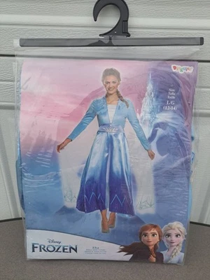 Disney Frozen Elsa Prestige Costume Women's Large 12/14 Halloween Cosplay New - Image 1 of 4