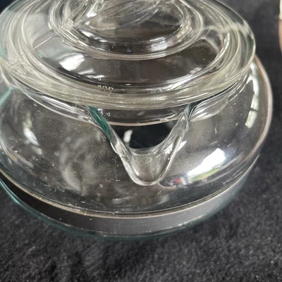 Vintage PYREX Flameware 8126B Glass 6 Cup Stove Top Teapot - Image 1 of 4