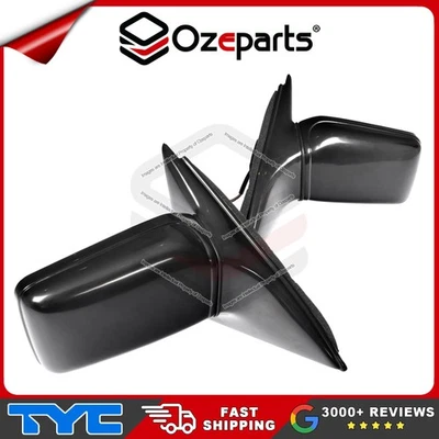 Pair LH+RH Electric Door Mirror Black For Holden Commodore VN VP VR VS 88~00 - Image 1 of 4