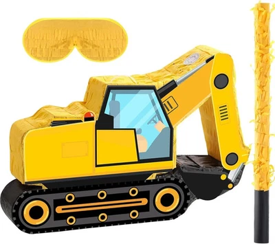 Construction Dump Truck Piñata with Blindfold and As the Picture Show - Image 1 of 4