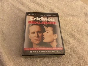 Michael Crichton Disclosure -Audiobook Cassette Tape Box Set - New & Sealed 1994 - Picture 1 of 6