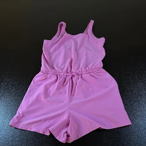 All in Motion Romper Sleeveless Drawstring Waist Casual Comfy Girls Medium (8) - Picture 1 of 11