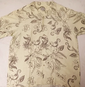 Vintage Honolua Shirt XXL Floral Button Up 68% Polynostic 32% Polyester Silky - Picture 1 of 7