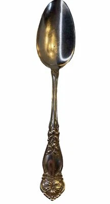 "Cuchara grande William Rogers & Son flor de azahar antigua 1910 7""" Foto 1 de 4