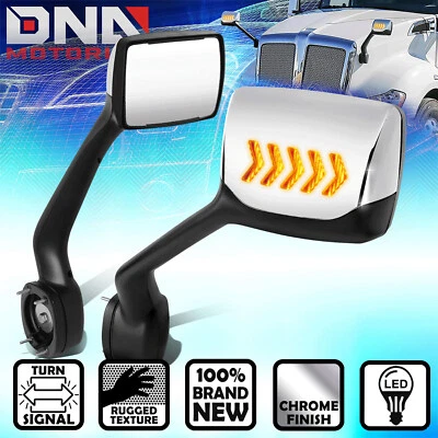 PARA 2013-2021 PETERBILT 579 587 FLECHA SECUENCIAL LED INTERMITENTE CAPÓ ESPEJOS RETROVISORES Foto 1 de 4