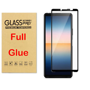 For Sony Xperia 5 IV Full Glue 5D Tempered Glass 9H Screen Protector Cover