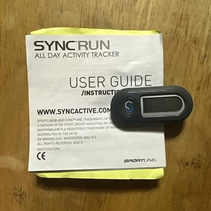 Open Box Sportline SYNC Distance Activity Tracker Distance Calories WV3728BK Blk - Picture 1 of 3