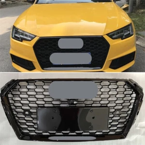 Parachoques delantero para Audi A4 S4 B9 RS4 parrilla de malla de panal 2017 2018 2019 - Imagen 1 de 6