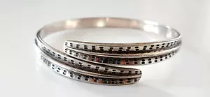 DAVID ANDERSEN ° SILVER DESIGN BANGLE ° 925 / ooo ° NORWAY ° - Picture 1 of 8
