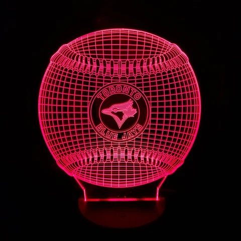Toronto Blue Jays Sox 3D Baseball Illusion Light Cover