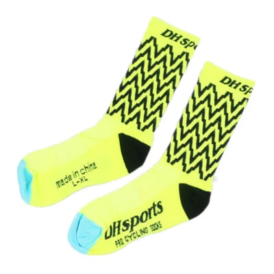 Cycling Riding Socks Men Women Road Bicycle Bike Sport Ankle Socks XC MTB Yellow - Image 1 of 4