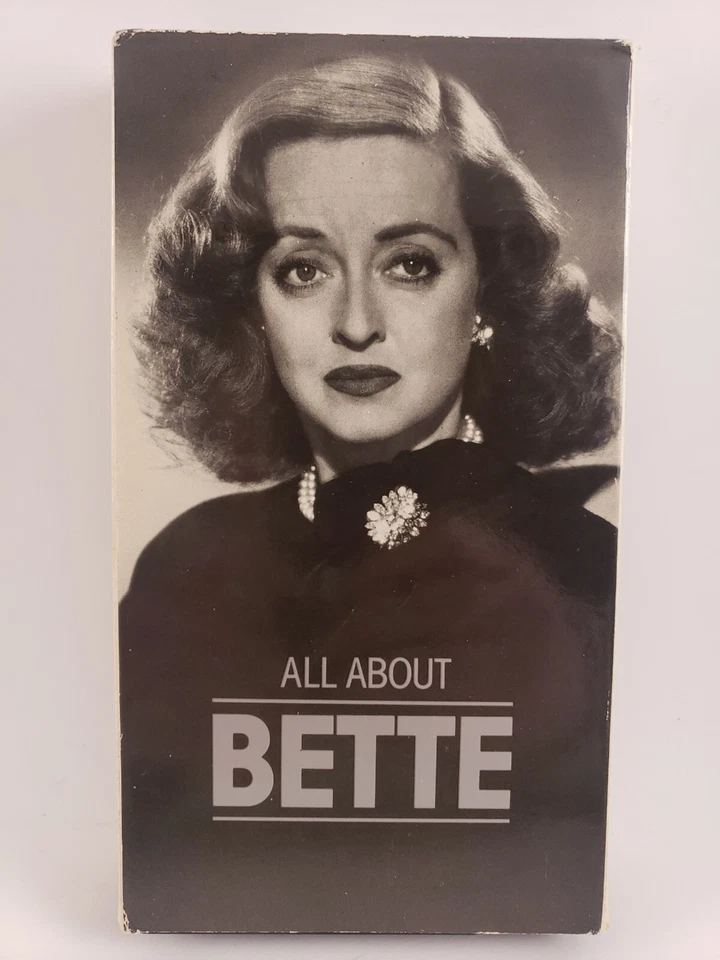 All About Bette VHS 1989 Video Specials Bette Davis - Imagem 1 de 4