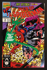 Web of Spider-man 74 COLOSSUS app X MEN Art Attack 3 1991 Vo 1 Marvel Comic Thor