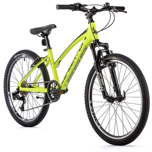 24 Zoll Alu Mountainbike Leader Fox Spider Girl 8 Gang S-Ride MTB Neon Gelb - Bild 1 von 1