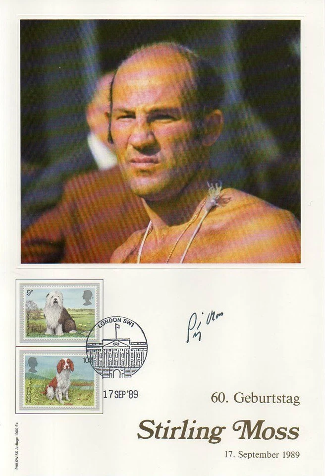 Philswiss Autogramm - Stirling Moss - limitiert - Bild 1 von 1