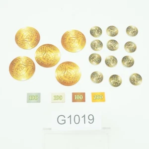 Seeland Board Game Replacement Parts - 5 guider coins,12 stuivers, 4-point tiles - Picture 1 of 1