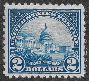 US Scott #572 MNH VF United States Capitol $2 Deep Blue SCV $120 - Picture 1 of 2