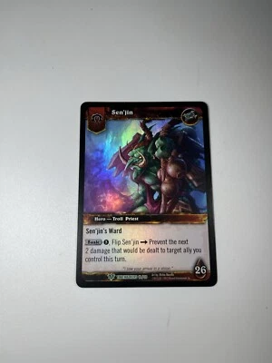 Sen'jin Foil Timewalkers 18/30 World of Warcraft TCG Hero Troll WOW Brown Back - Image 1 of 4