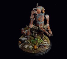 Custom Ashley Wood Bertie MK2 "Dirty Deeds" World War Robot by ThreeA Toys