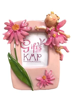 Marco de fotos regalos KMP Blowfish - niña y flor 4x5,5 Foto 1 de 4