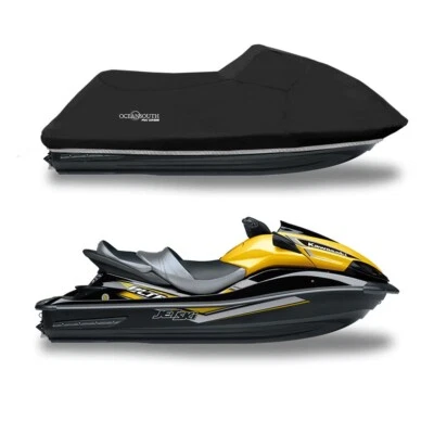 Oceansouth Custom Fit Jet Ski Cover for Kawasaki Ultra LX - Trailerable Foto 1 de 4