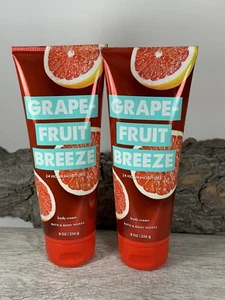 NEU! 2x Bath & Body Works GRAPE-FRUIT BREEZE Körpercreme Set - Bild 1 von 1