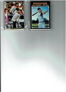 2020 Heritage Baseball Colorado Rockies Team Set 12 Base Cards ++Plus More++ - Picture 1 of 1