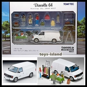 Tomica Limited Vintage TOMYTEC Diocolle 64 Carsnap 26a SWAP MEET CHEVROLET ASTRO - Picture 1 of 16