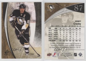 2010-11 SP Game Used Edition Gold /100 Sidney Crosby #77