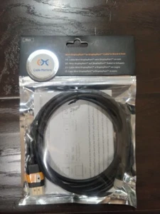 Brand New - Cable Matters 6 ft Mini DisplayPort to DisplayPort Cable in Black - Picture 1 of 2