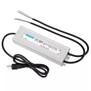 LED Driver 12V400W Waterproof Power Transformer 90-120V AC to DC 12V33.3A Swi... - Picture 1 of 7