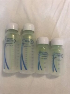 Dr. Browns biberon anti-coliche 8 oz, 4 oz, lotto di 4 usati - Foto 1 di 4
