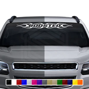 #124 BOOSTED Decal Sticker Windshield Window Car Truck SUV Performance JDM - Picture 1 of 5