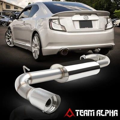 Se adapta a Scion tC AT20 2011-2016 [SILENCIADOR DE CORTE ANGULAR DE 4"] Sistema de escape trasero eje SS Foto 1 de 4
