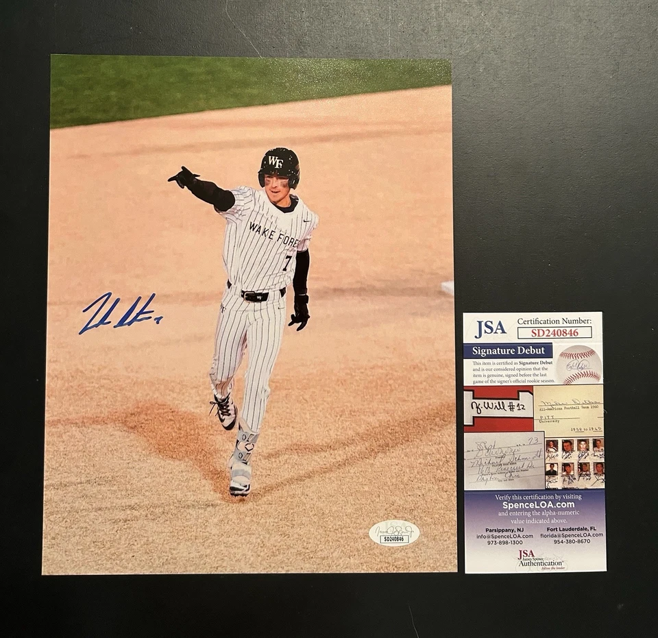 Marek Houston Autographed Signed Photo 8x10 Minnesota Twins Baseball JSA Cert - Image 1 of 1