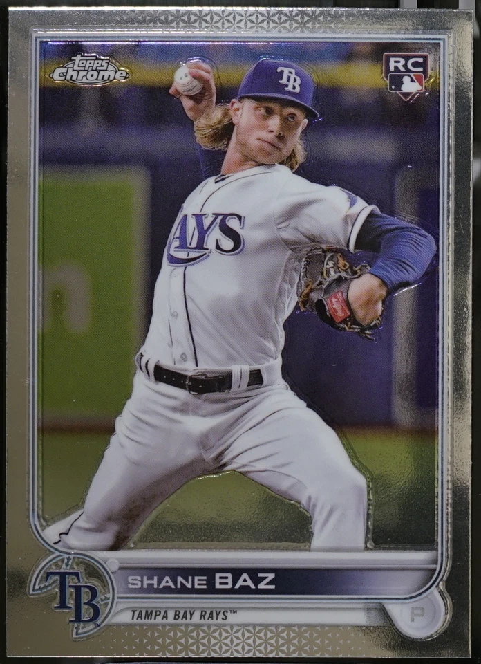 2022 Topps Chrome Sonic Baseball Shane Baz #201 NM - Image 1 of 1