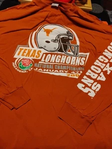 Texas Longhorns UT 2006 Rose Bowl Long Sleeve Shirt Size XXL - Picture 1 of 12